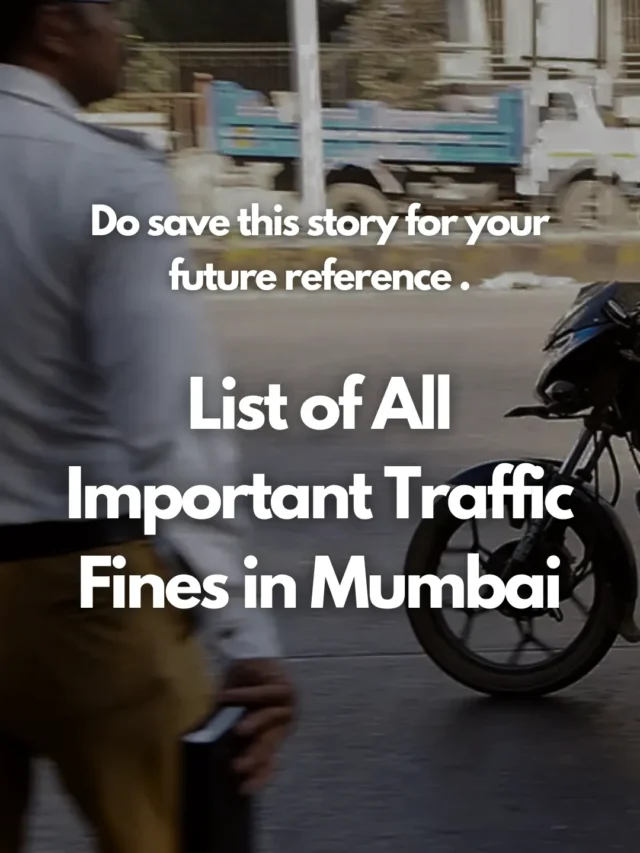 Read more about the article List Of All Traffic Fines In Mumbai